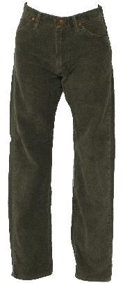 Olive corduroy